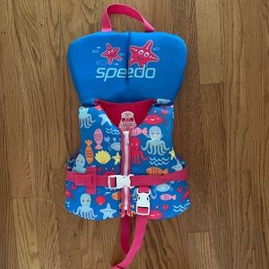 Speedo Starfish Nautical themed Infant Life Vest